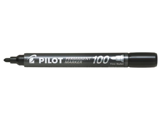 Εικόνα της Pilot Ανεξίτηλος Μαρκαδόρος Μαύρος - Πακέτο των 12